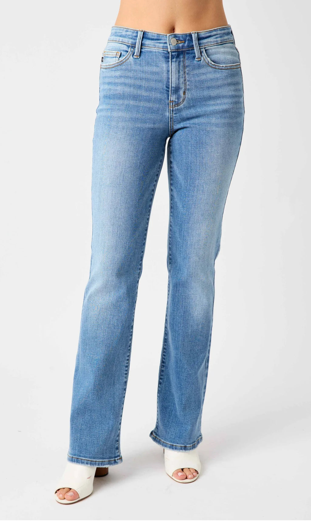 JUDY BLUE MID RISE VINTAGE BOOTCUT JEANS