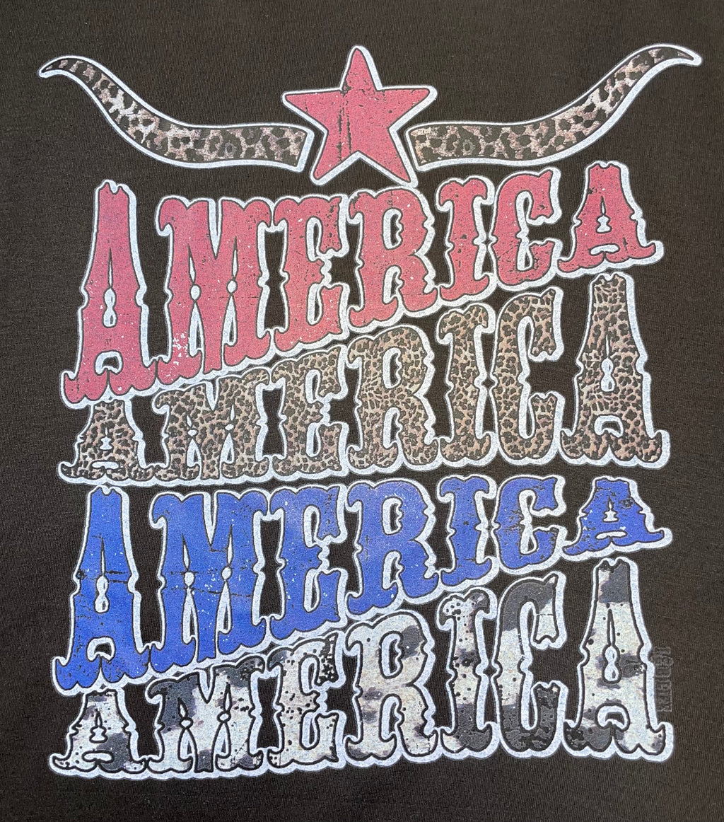 America America America America Custom T-Shirt - Lil Monkey Boutique