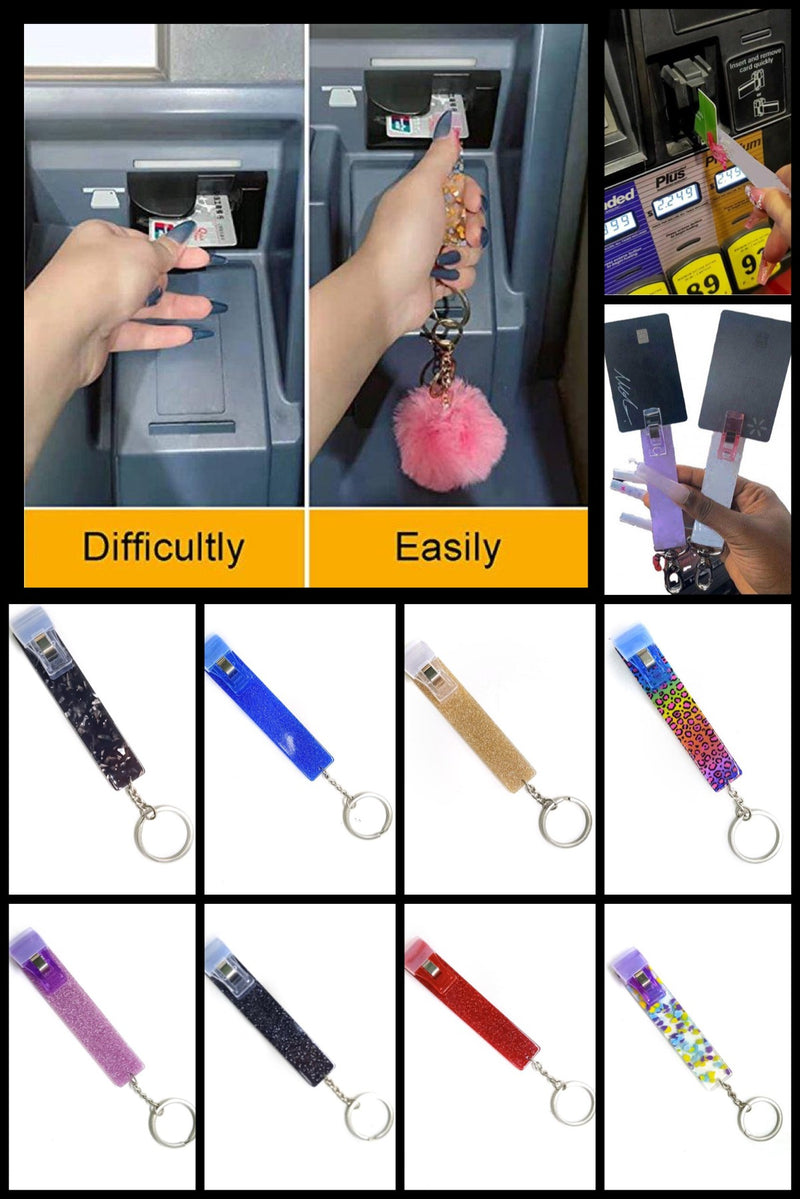 PINK LV Credit/Debit Card Grabber for Long Nails | innovanails