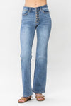 JUDY BLUE MID RISE VINTAGE BUTTON FLY BOOTCUT JEANS - Lil Monkey Boutique