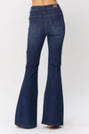 JUDY BLUE HIGH WAIST PULL ON FLARE JEANS - Lil Monkey Boutique