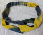 ELASTIC KNOTTED FABRIC HEADBAND IN ASSORTED TIE DYE COLORS - Lil Monkey Boutique