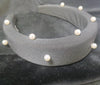 HUGE PEARL ACCENTED HEADBAND - Lil Monkey Boutique