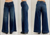 Judy Blue High Waist Palazzo Front Patch Pocket Jeans - Lil Monkey Boutique