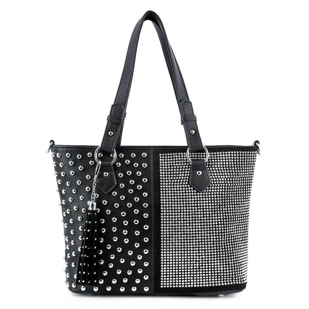 Stone And Studded Handbag - Lil Monkey Boutique