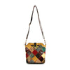 Genuine Leather Patchwork Top Flap Crossbody Bag - Lil Monkey Boutique