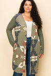 TRIBAL PRINT LONG CARDIGAN