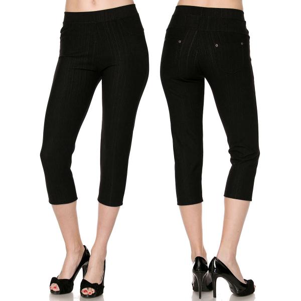 VERY COMFORTABLE CAPRI LENGTH JEGGINGS - Lil Monkey Boutique