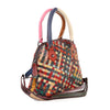 Genuine Leather Colorful Woven Satchel - Lil Monkey Boutique