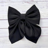 Beautiful Satin Coquette Bows With Tails - Lil Monkey Boutique