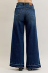 Judy Blue High Waist Palazzo Front Patch Pocket Jeans - Lil Monkey Boutique