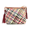 Genuine Leather Woven Shoulder Bag - Lil Monkey Boutique