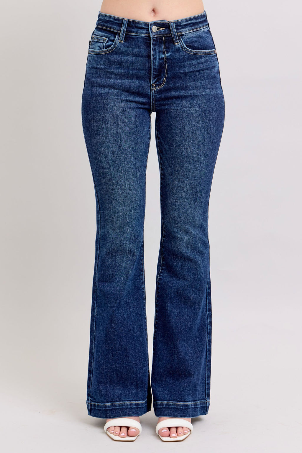 Judy Blue High Waist Trouser Flare Jeans