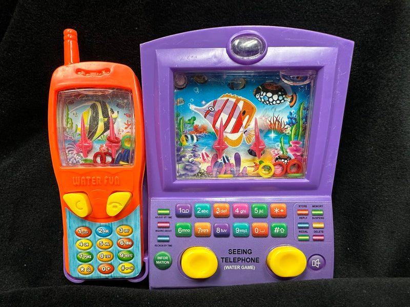 OLD SCHOOL WATER GAME IN SHAPE OF A PHONE. NO BATTERIES NEEDED. - Lil Monkey Boutique