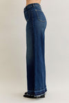 Judy Blue High Waist Palazzo Front Patch Pocket Jeans - Lil Monkey Boutique