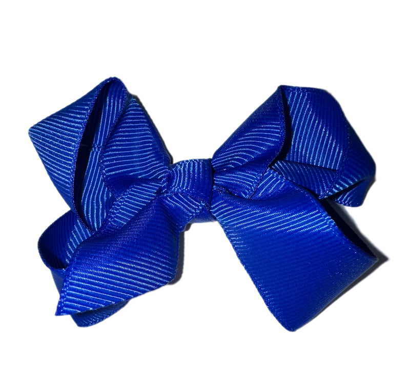 3" ROUGHLY SOLID COLOR BOWS IN NUMEROUS COLORS (SMALL)