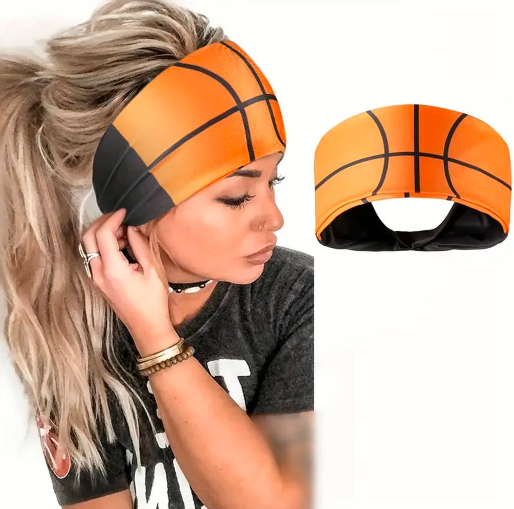 FOOTBALL BASKETBALL SOFTBALL VOLLEYBALL SPORTS THEME HEADBAND - Lil Monkey Boutique
