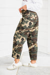 Risen Mid Rise Camo Barrel Pants