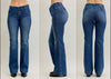 Judy Blue Mid Rise Trouser Bootcut Tummy Control & Welt Pocket Jeans - Lil Monkey Boutique