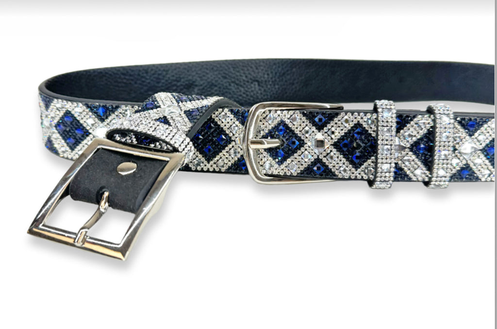 MARINERS CROSS COLLECTION BELT NAVY - Lil Monkey Boutique