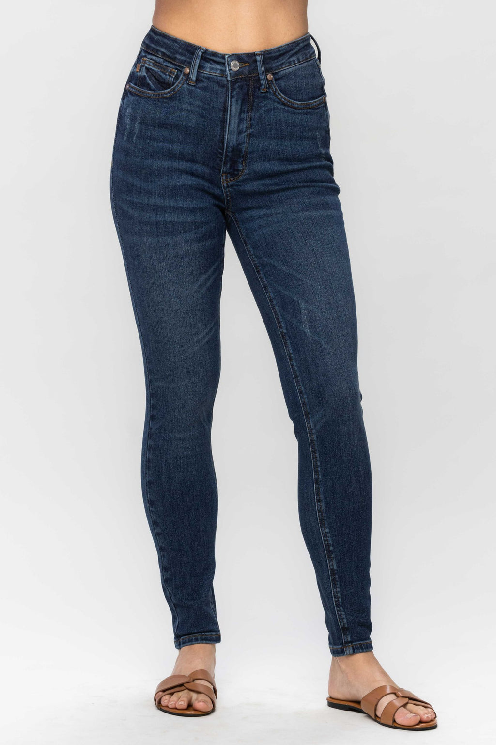 Judy Blue Jeans  Catonsville Mid Rise Skinny Jeggings Black