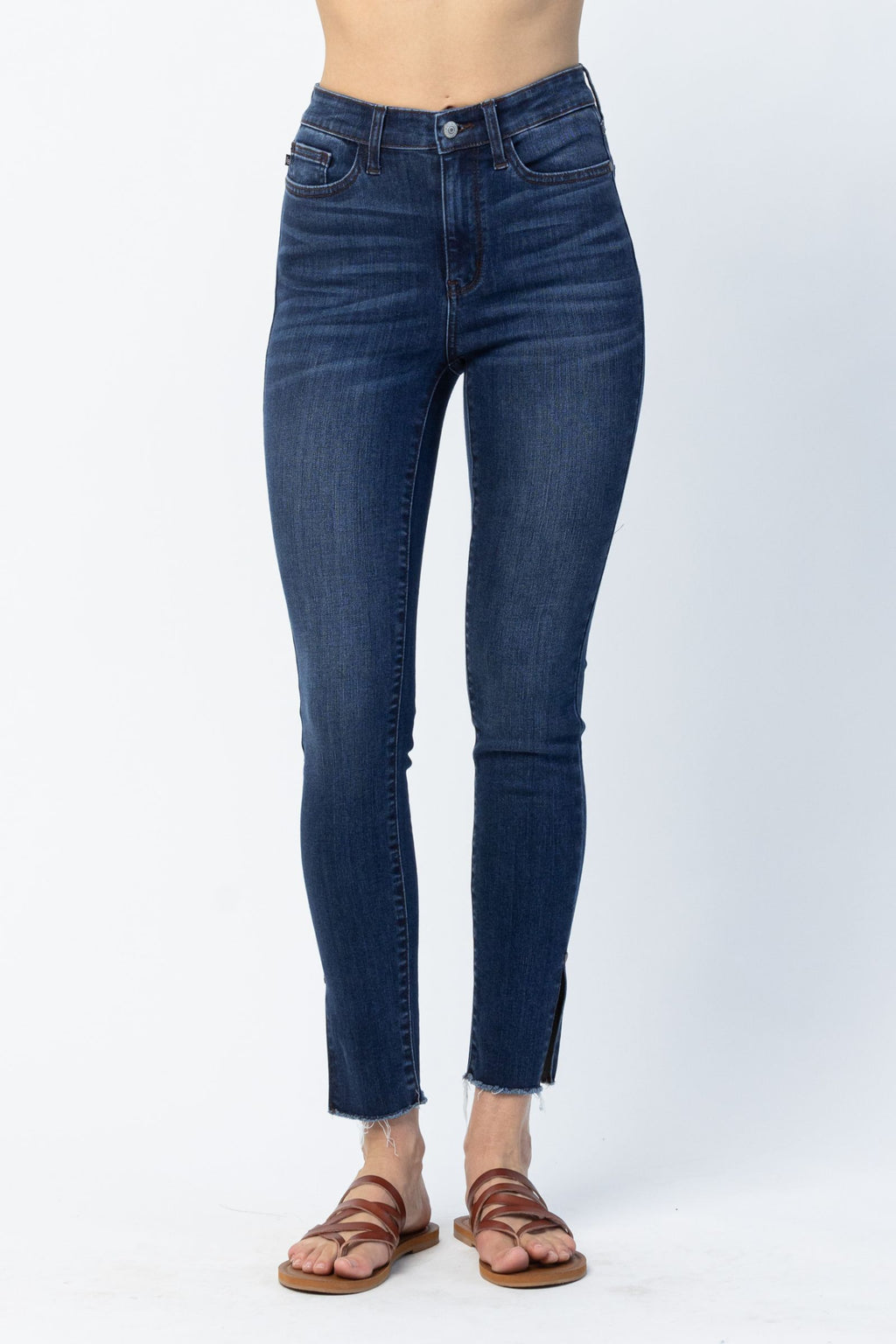 Judy Blue Fiona Hi-Rise Tummy Control Black Wash Skinny Denim Jeans –  Emma Lou's Boutique