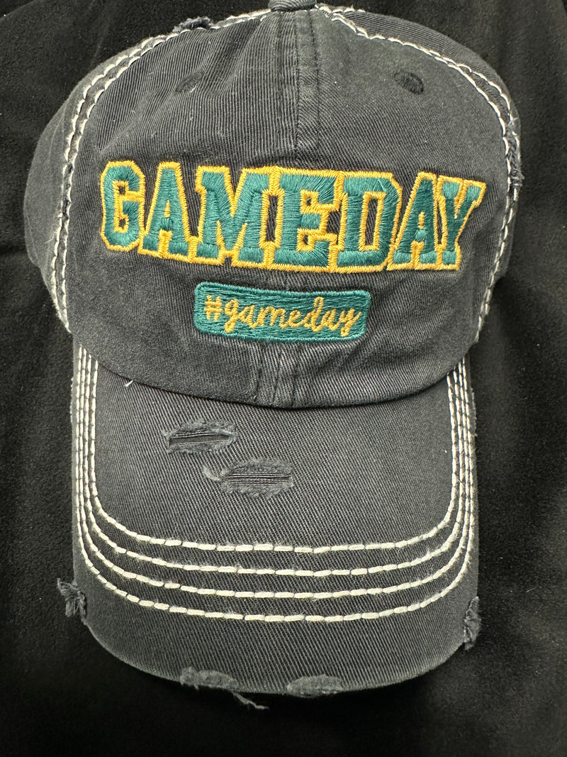 GAME DAY HAT IN BAYLOR COLORS - Lil Monkey Boutique