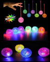 LED SPIKED BALL WITH FLASHING LIGHTS - Lil Monkey Boutique