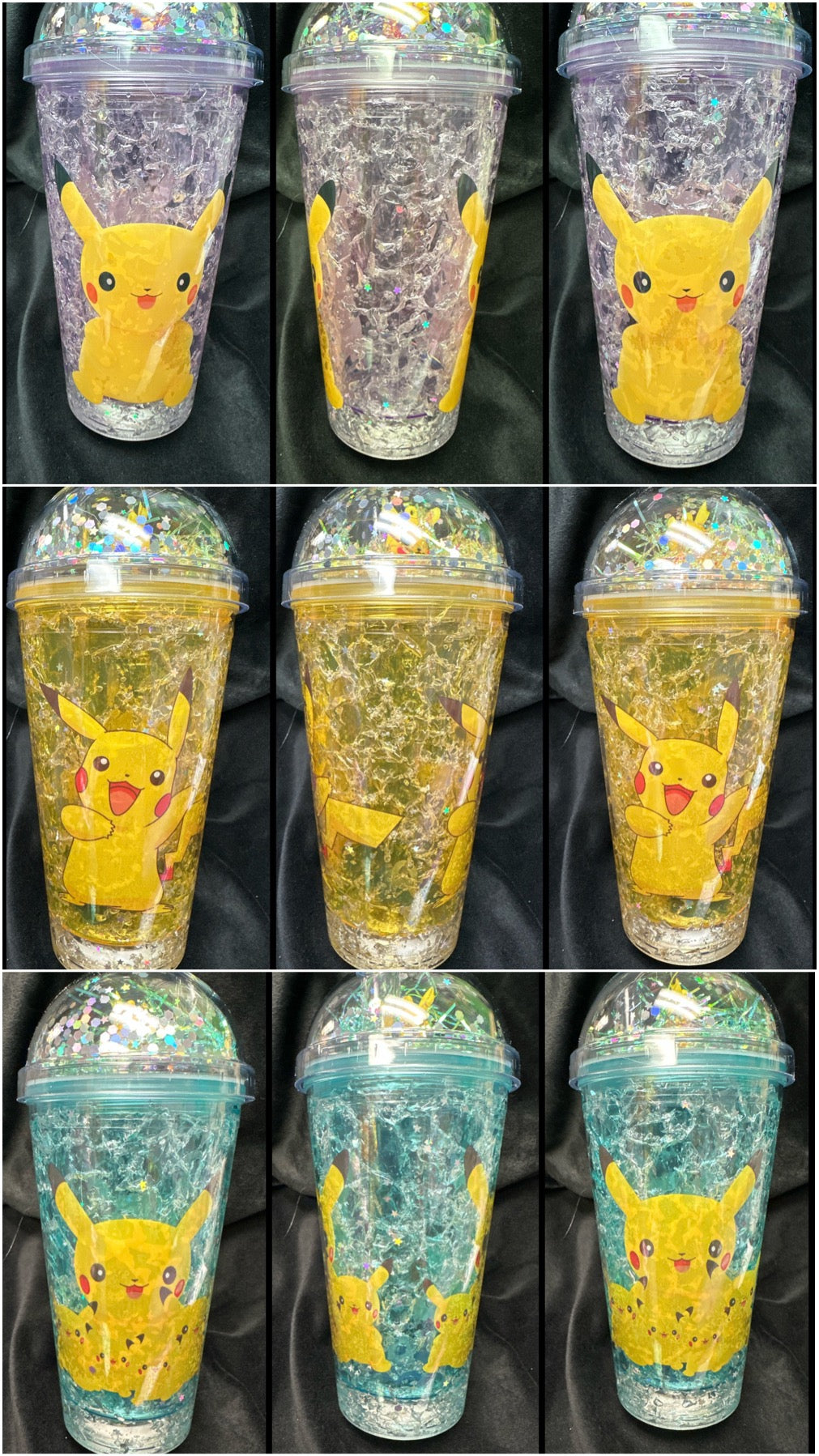 PIKACHU LED LIGHT UP TUMBLER WITH STRAW - Lil Monkey Boutique