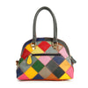 Genuine Leather Colorful Satchel Handbag - Lil Monkey Boutique