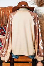 Western Patch Long Sleeve Top