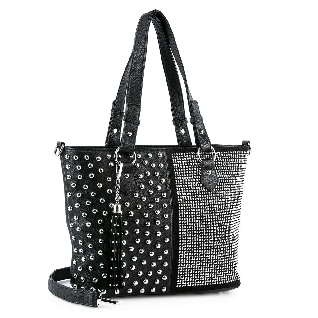 Stone And Studded Handbag - Lil Monkey Boutique