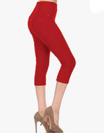 VERY COMFORTABLE CAPRI LENGTH JEGGINGS - Lil Monkey Boutique