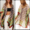 Translucent Paisley Pattern Cover Up Kimono - Lil Monkey Boutique