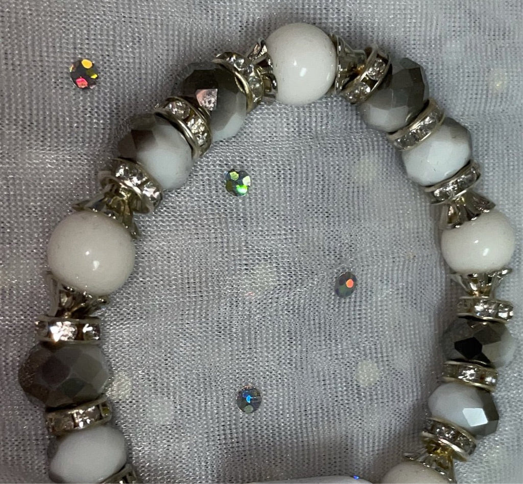BEADED BRACELETS WITH BLING - Lil Monkey Boutique