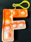 A-K TIE DYE ALPHABET TOY KEYCHAINS (OTHER LETTERS ARE L-V AND W-Z ON WEBSITE) - Lil Monkey Boutique