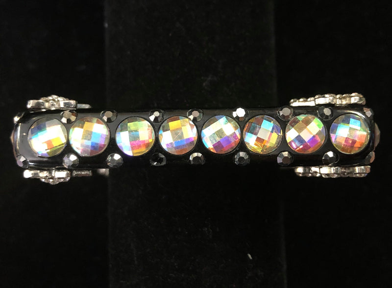 SQUARE JEWELED BRACELETS WITH JEWELED CROSSES - Lil Monkey Boutique