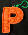 SOLID COLOR ALPHABET TOY KEYCHAINS - Lil Monkey Boutique