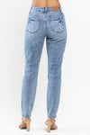 Judy Blue High Waist Vintage Mild Destroy Slim Jeans - Lil Monkey Boutique