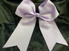 SOLID COLOR CHEER BOWS WITH TAILS (ROUGHLY 8") - Lil Monkey Boutique