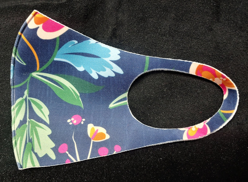 FLORAL PRINT THIN POLY MASKS IN 5 STYLES - Lil Monkey Boutique