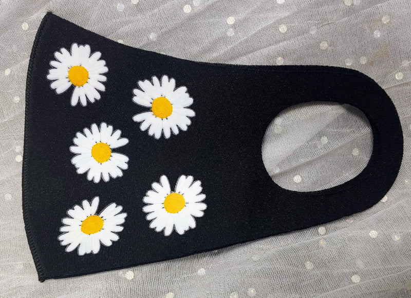 DAISY THEME THICKER POLY MASKS - Lil Monkey Boutique