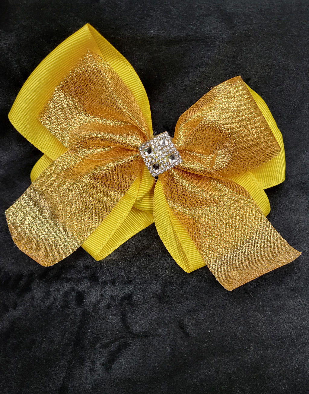 SPARKLE BLING BOW (roughly 5in) - Lil Monkey Boutique