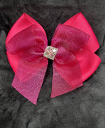 SPARKLE BLING BOW (roughly 5in) - Lil Monkey Boutique