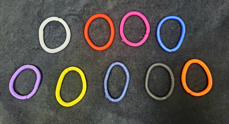 SET OF HAIR TIES IN 9 COLORS - Lil Monkey Boutique