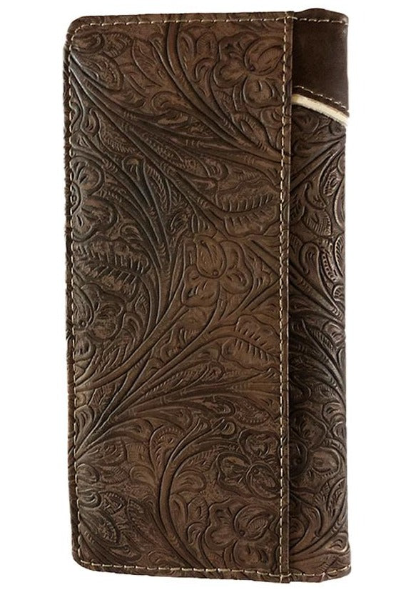 MENS WESTERN WALLET WITH TEXAS CONCHO OR UNISEX CHECK BOOK WALLET - Lil Monkey Boutique