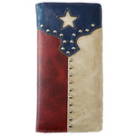 MENS TEXAS FLAG WALLET OR UNISEX CHECK BOOK WALLET - Lil Monkey Boutique