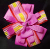 MULTI COLOR FLORAL SHAPED BOWS (roughly 4in) - Lil Monkey Boutique
