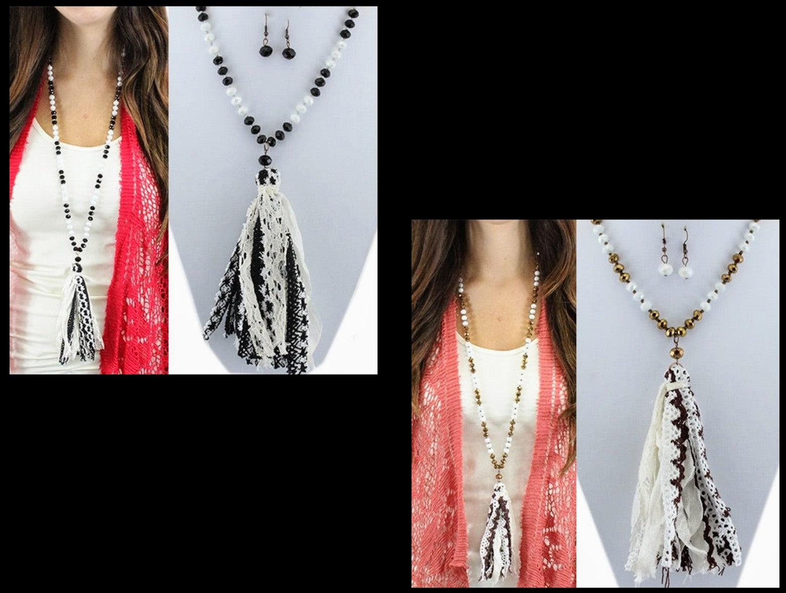 online Designer Fabric Necklace
