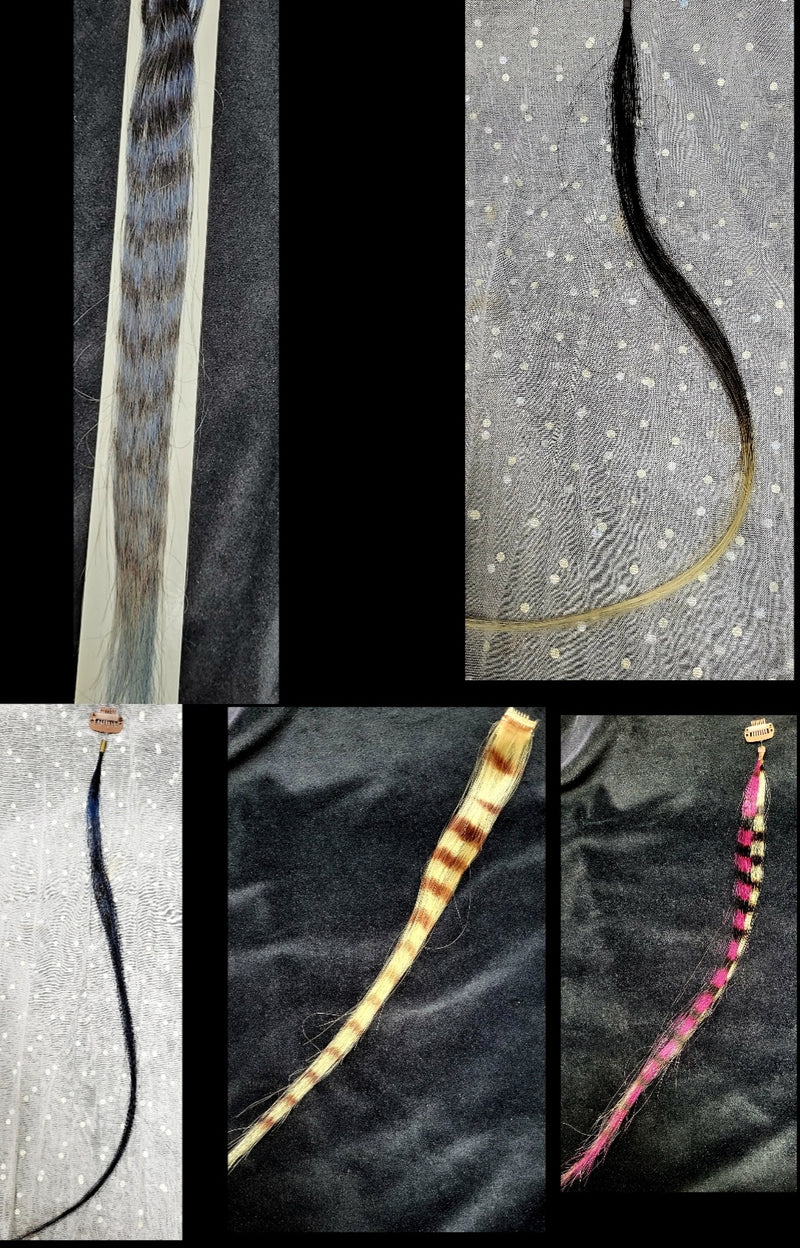 VARIOUS CLIP IN HAIR EXTENSIONS - Lil Monkey Boutique